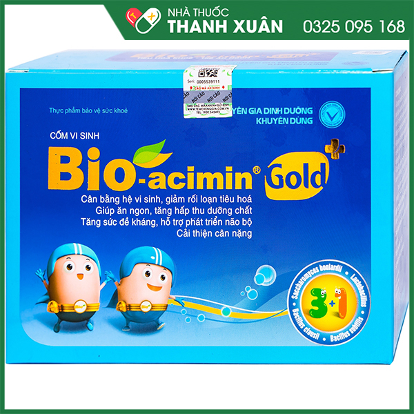 Men vi sinh Bio-acimin Gold bổ sung lợi khuẩn, vitamin